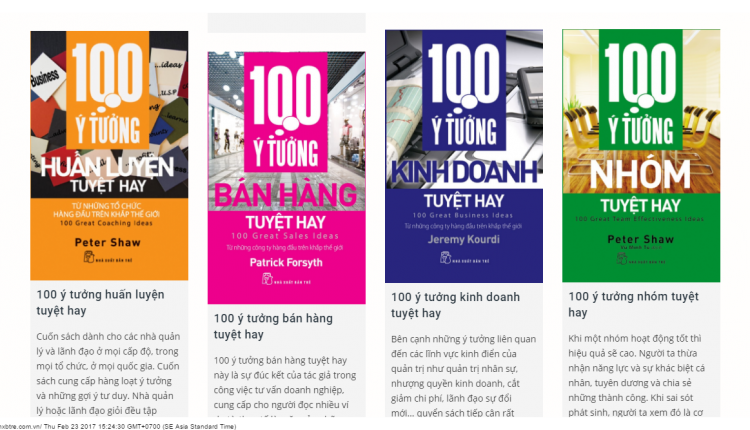 NXB Tre 100 ideas hay2